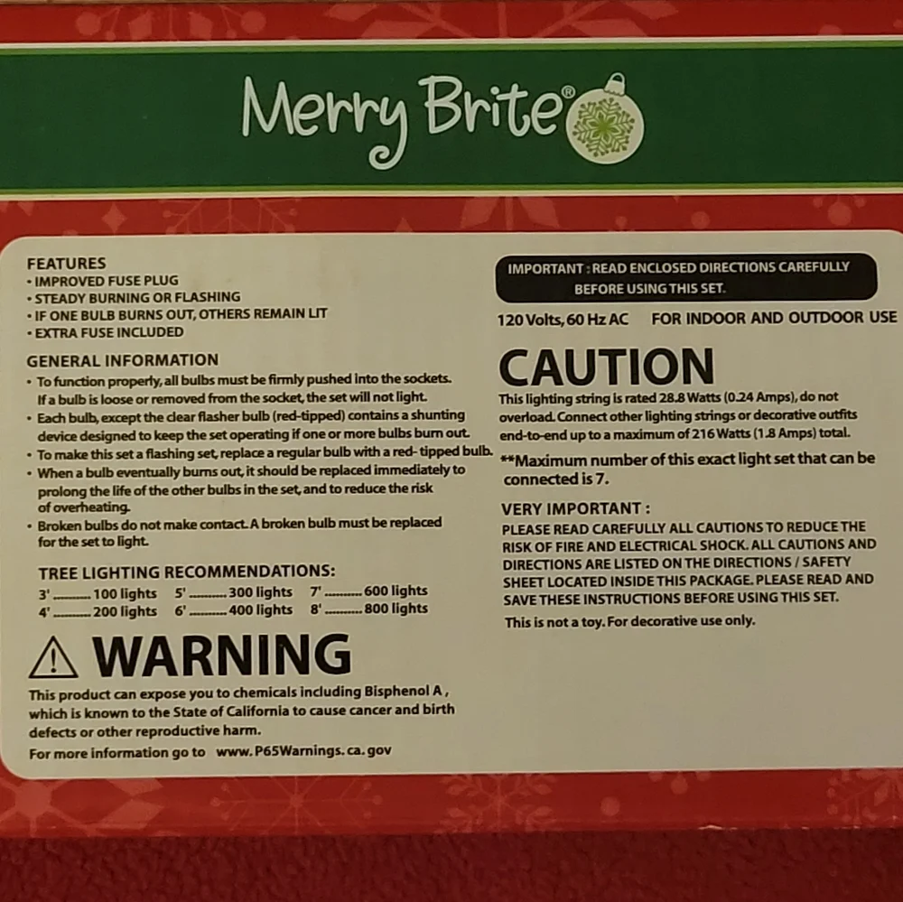 Merry Brite 70 Count Mini Multo Color Lights
